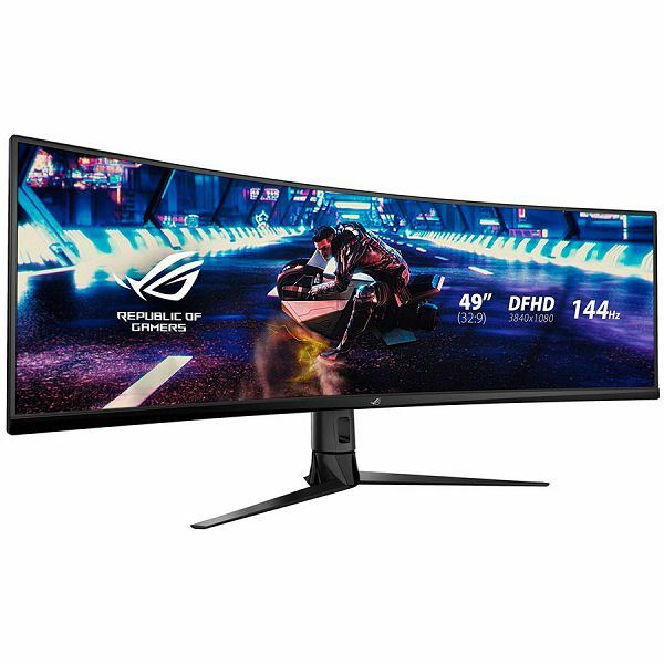 ASUS Monitor 49 AS XG49VQ UHD VA 144Hz, Curved ROG Strix