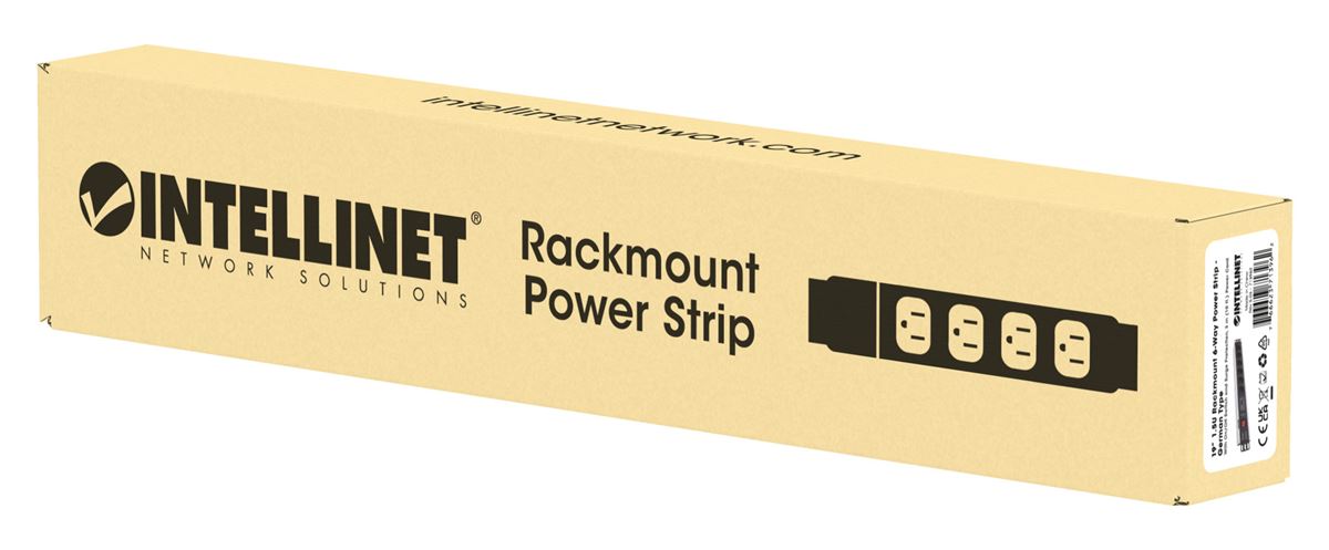 Razvodnik napajanja Intellinet PDU 19" 1.5U Rackmount 6 x šuko, 3m