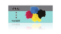 Toner MS HP CB540A/CE320A/CF210A