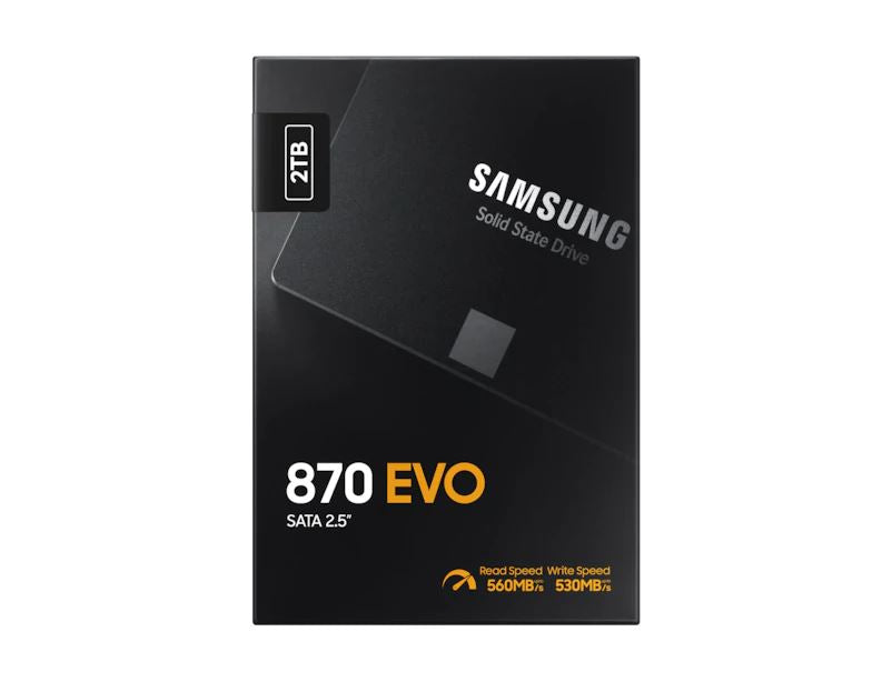 SSD disk 2TB Samsung 870 EVO 2,5" SATA MZ-77E2T0B/EU