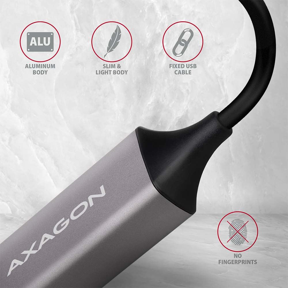 Kabl Adapter Axagon ADE-TRC USB C 3.2 -> Gigabit Ethernet