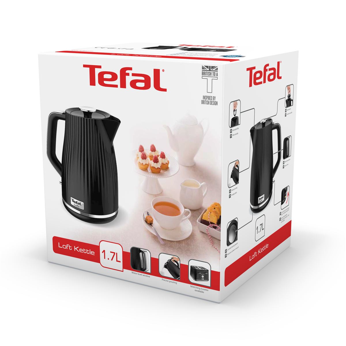 Tefal kuhalo za vodu KO250830, LOFT