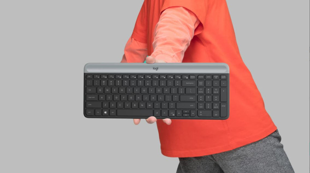 Logitech Tastatura + miš LOG MK470 Slim Wireless Crna US