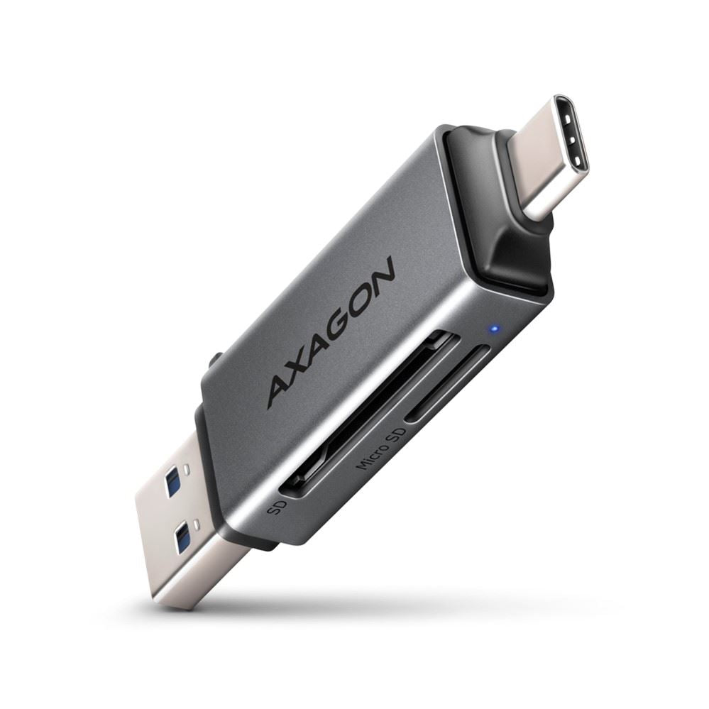 Čitač kartica AXAGON USB 3.2 Gen 1 CRE-DAC, SD, microSD