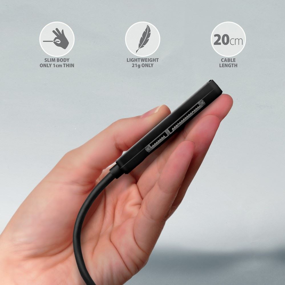 Ladica za disk Axagon Ladica 2.5" SATA -> USB3.2, Black, ADSA-FP2A, AXA
