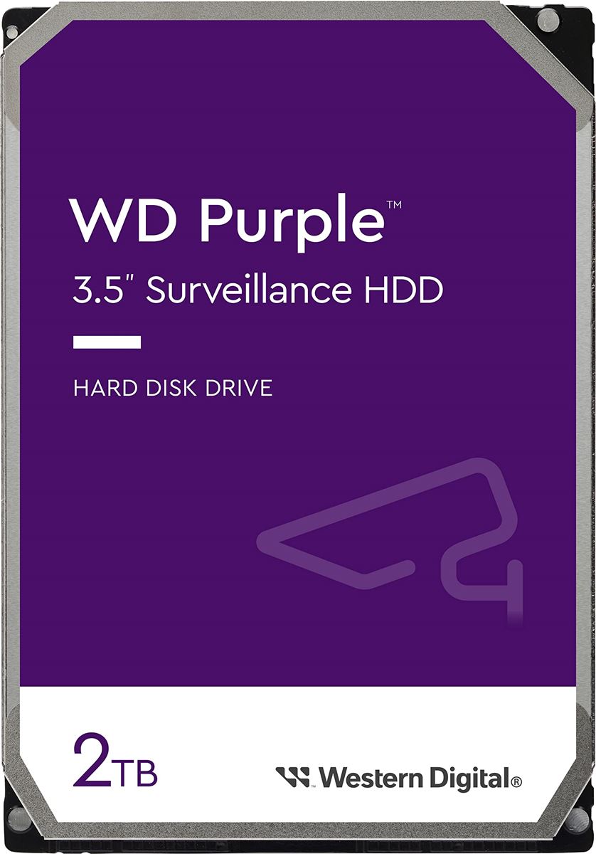 Hard disk Western Digital Interni WD Purple Surveillance 2TB 3,5" SATA WD23PURZ