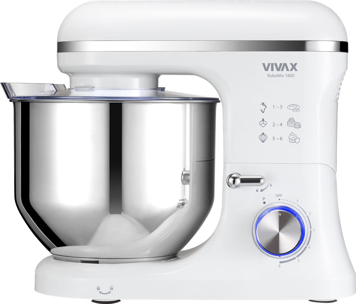 Mikser VIVAX HOME kuhinjski robot RM-71800WH
