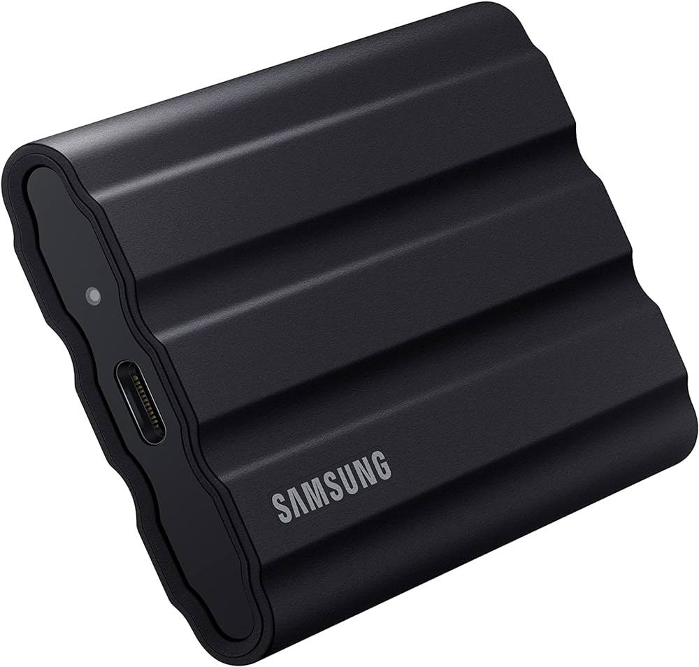 SSD disk Eksterni 1TB Samsung Portable T7 Shield Black USB 3.2 MU-PE1T0S/EU