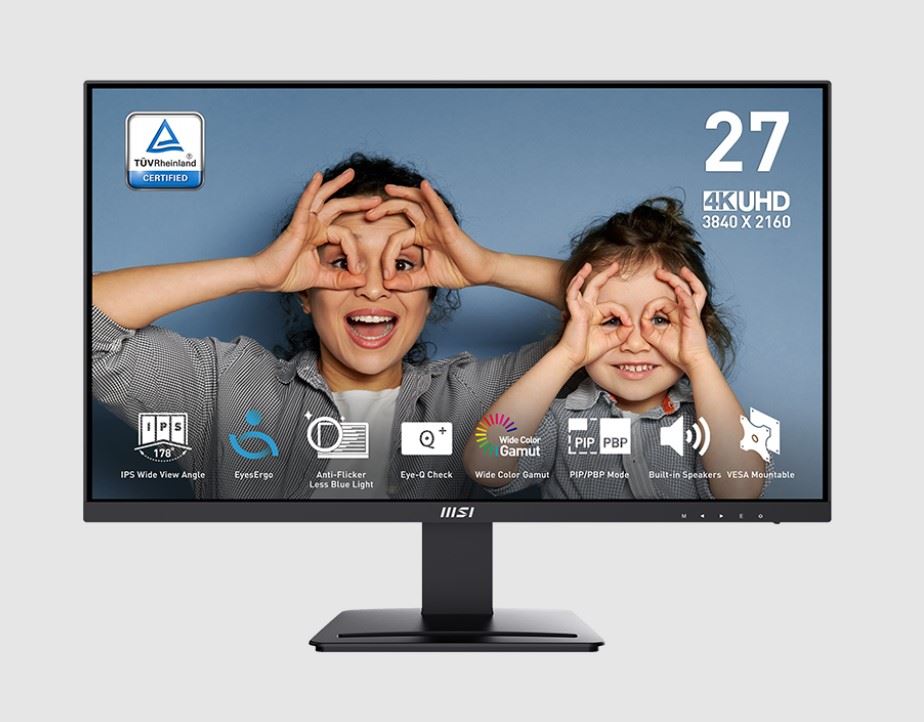 Monitor 27 MSI PRO MP273U 4KUHD IPS 60Hz, Business