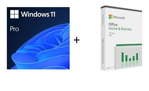 Softver Microsoft Win11 Pro + Office H&B 2024 - ENG, FQC-10528 + EP2-06636