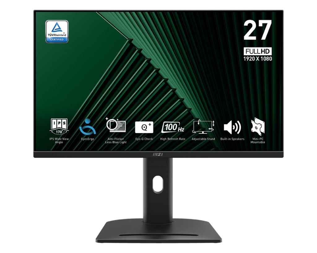 Monitor 27 MSI PRO MP275PG FHD IPS 100Hz, Business