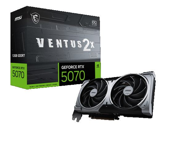 Grafička kartica MSI RTX 5070 12G VENTUS 2X OC