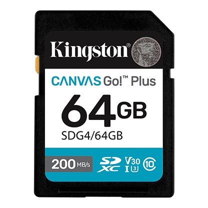 Memorijska kartica SD Kingston 64GB Canvas Go! Plus