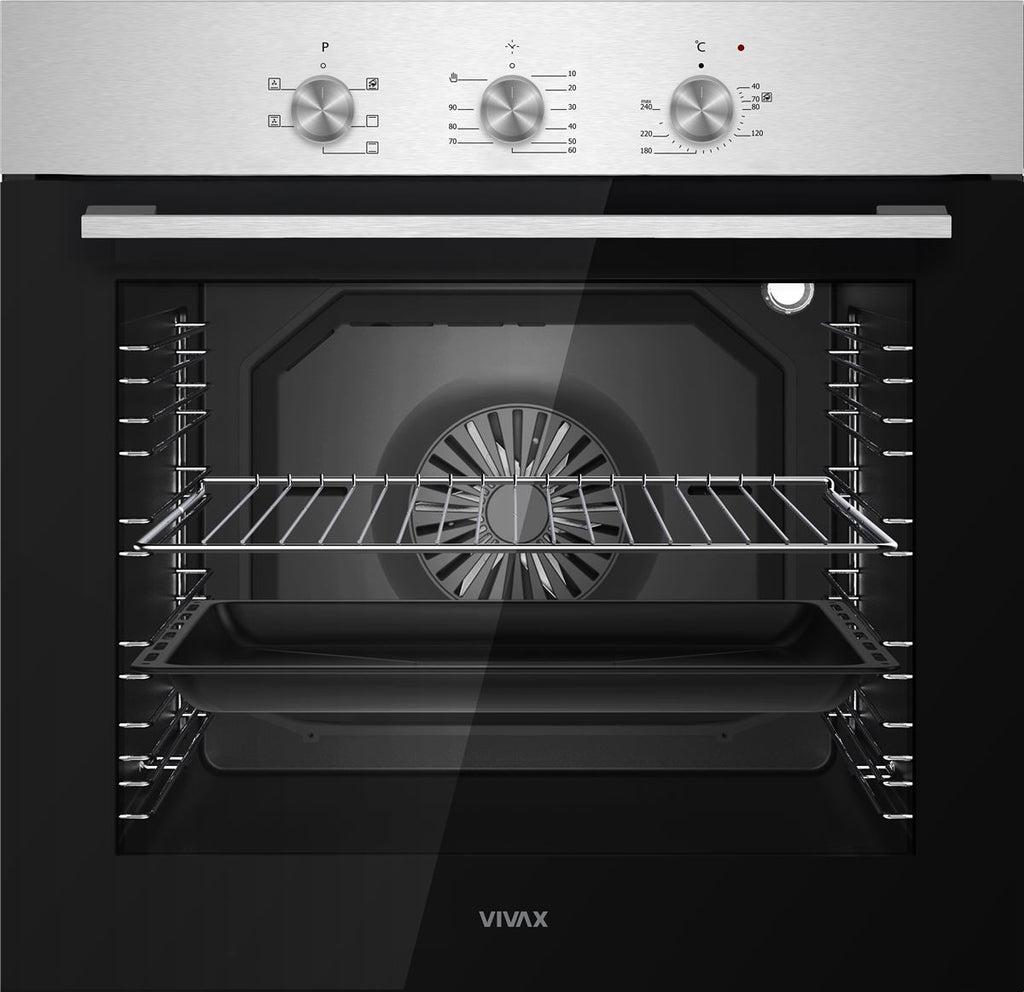 Ugradna pećnica VIVAX HOME ugradbena rerna BO-806BFTM X