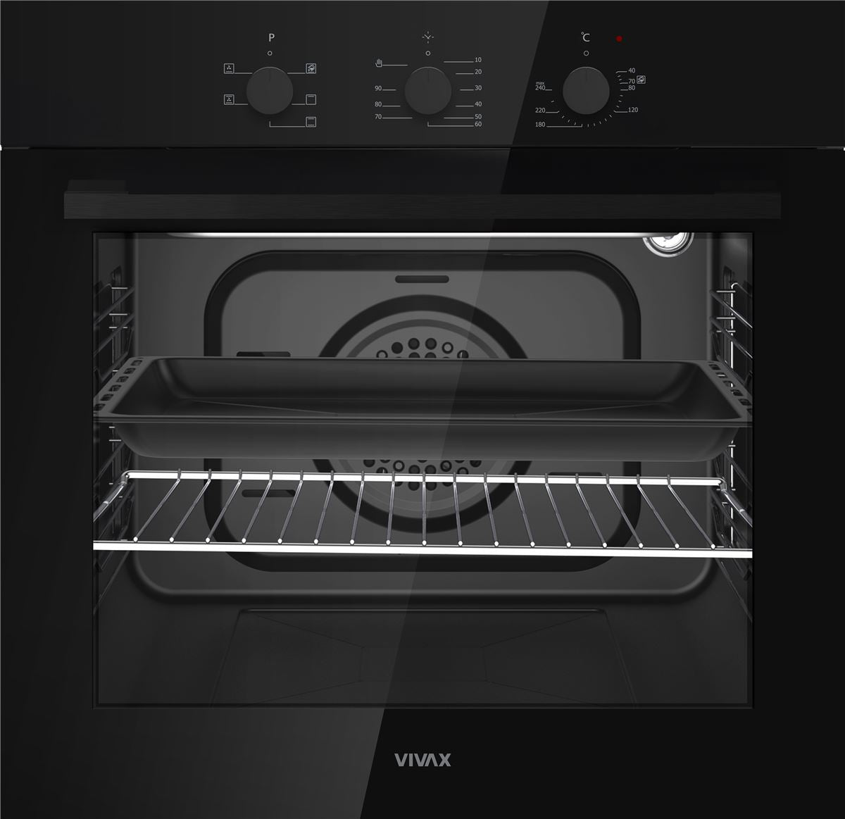 Ugradna pećnica VIVAX HOME ugradbena rerna BO-606FTM G