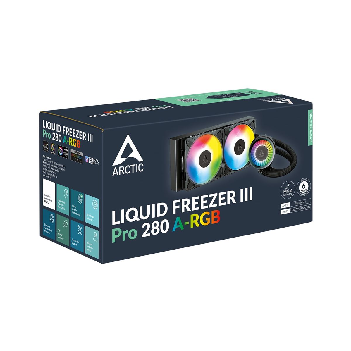 Hladnjak Vodeno hlađenje za procesor Arctic Liquid Freezer III Pro 280 A-RGB(B)