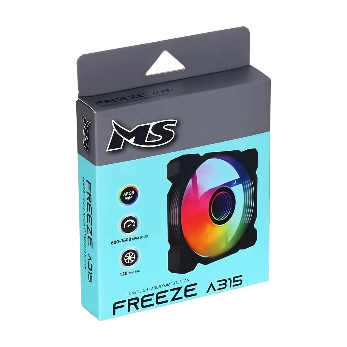 Hladnjak za kućište MS FREEZE A315 A-RGB ventilator