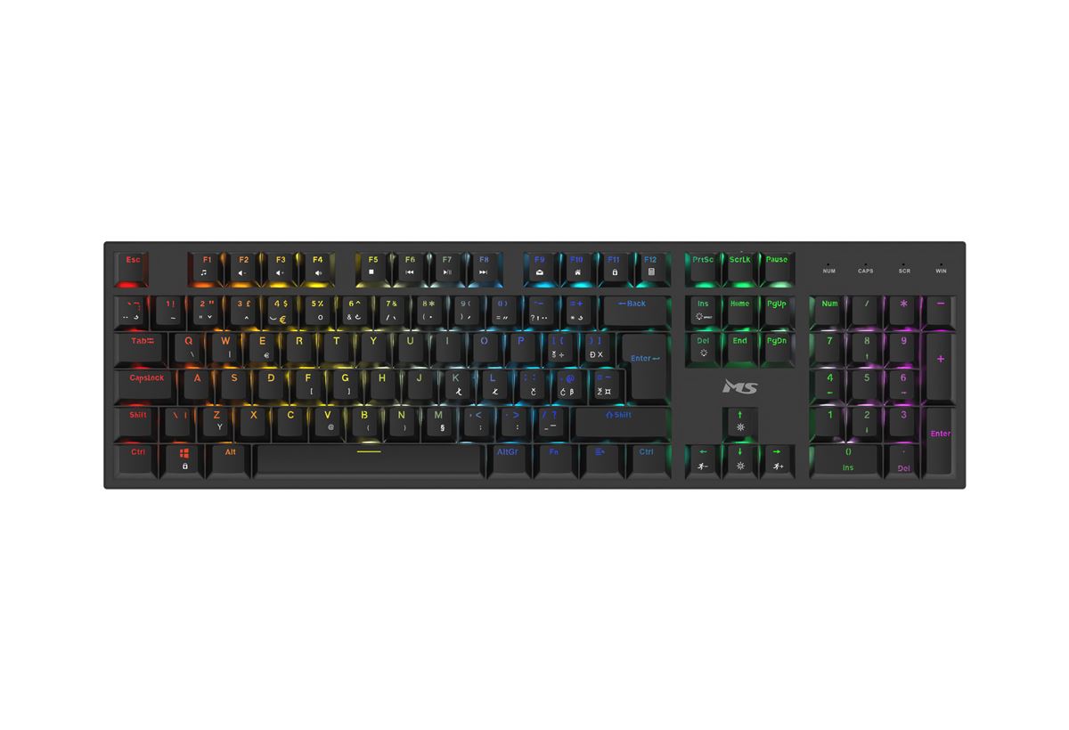 TASTATURA MS ELITE K-701C MEHANIČKA