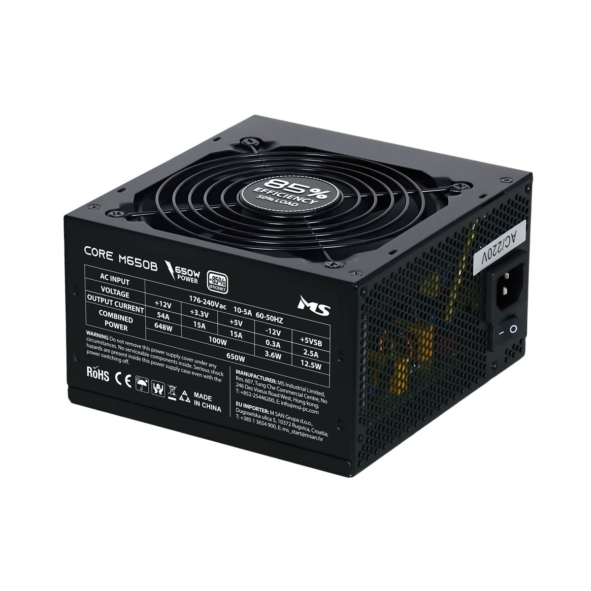 NAPAJANJE MS CORE M650B