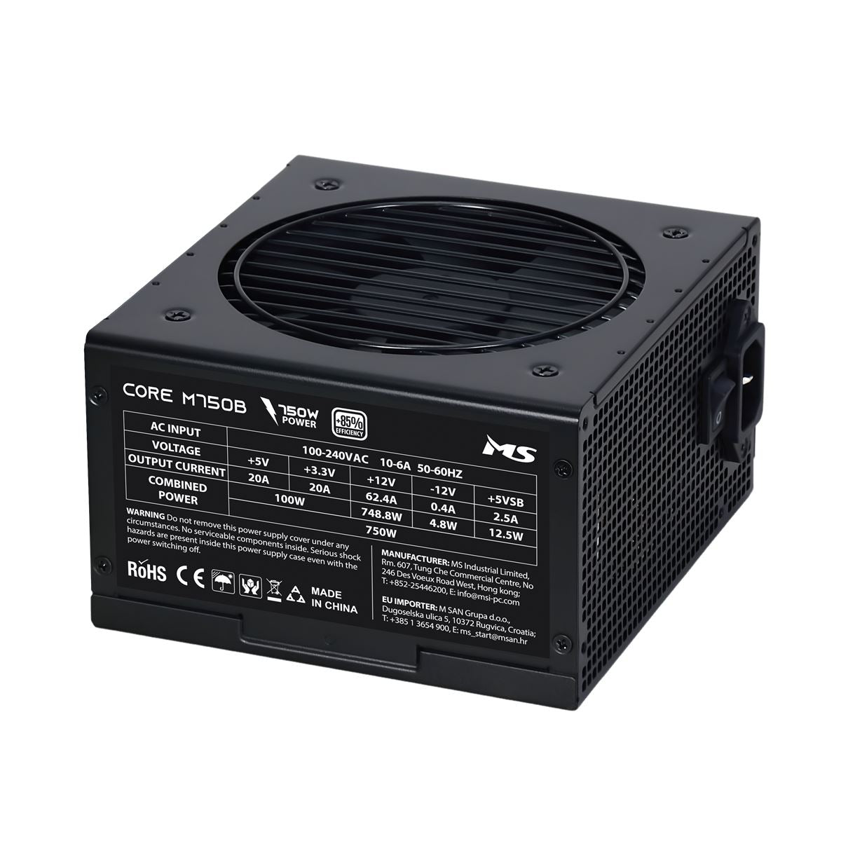 NAPAJANJE MS CORE M750B ATX3.1