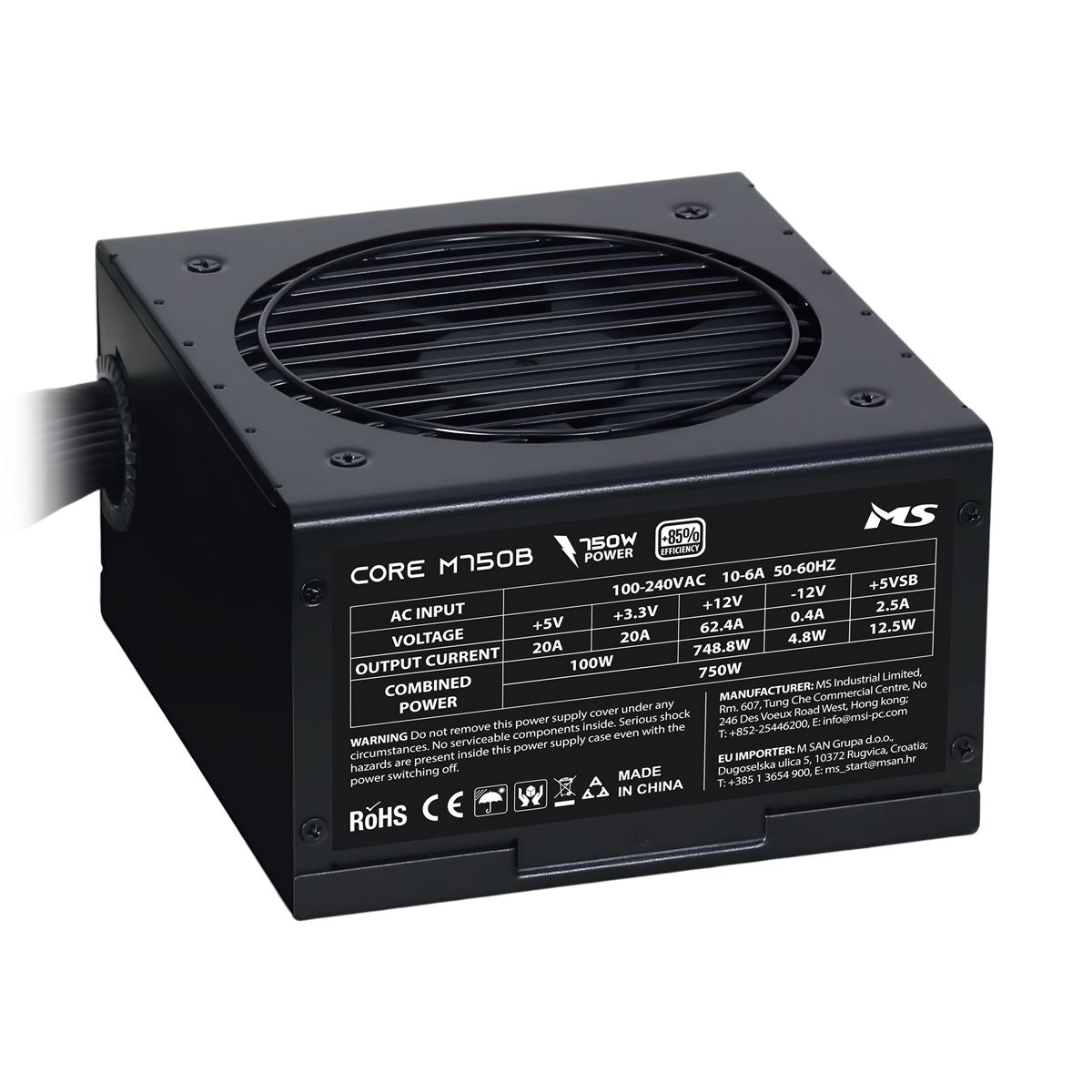 NAPAJANJE MS CORE M750B ATX3.1