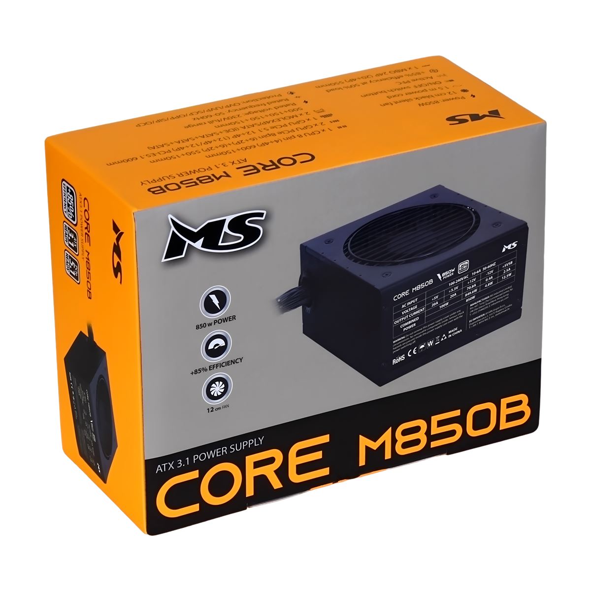 NAPAJANJE MS CORE M850B ATX3.1