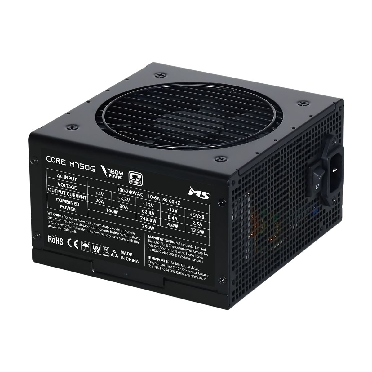 NAPAJANJE MS CORE M750G ATX3.1