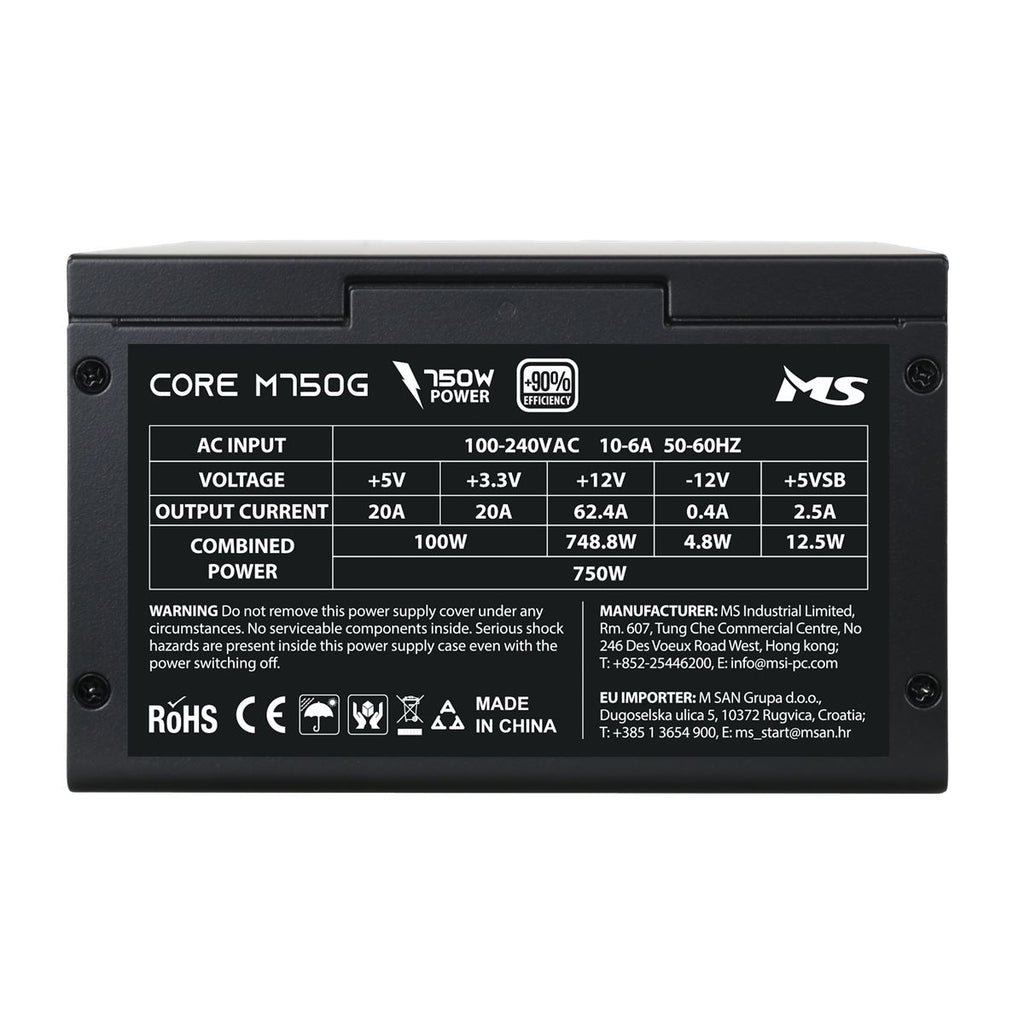 NAPAJANJE MS CORE M750G ATX3.1