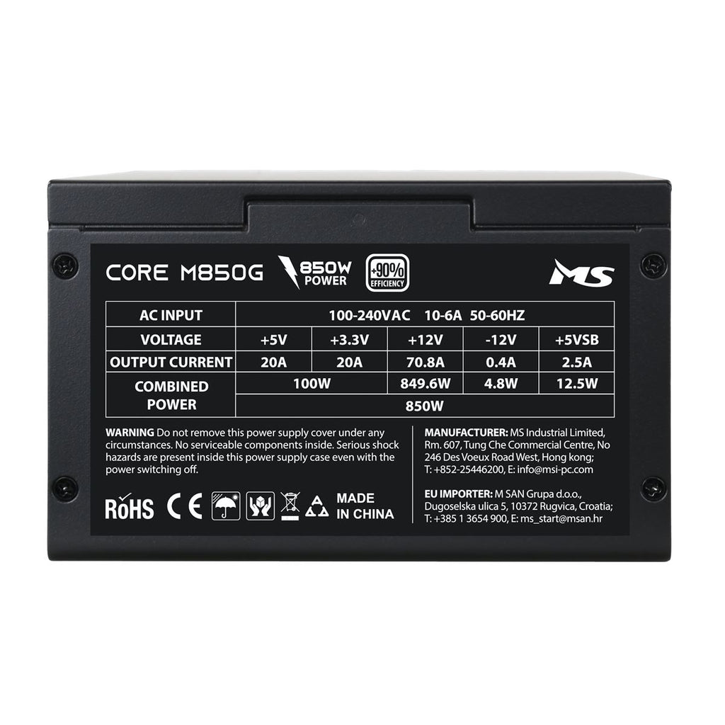 NAPAJANJE MS CORE M850G ATX3.1