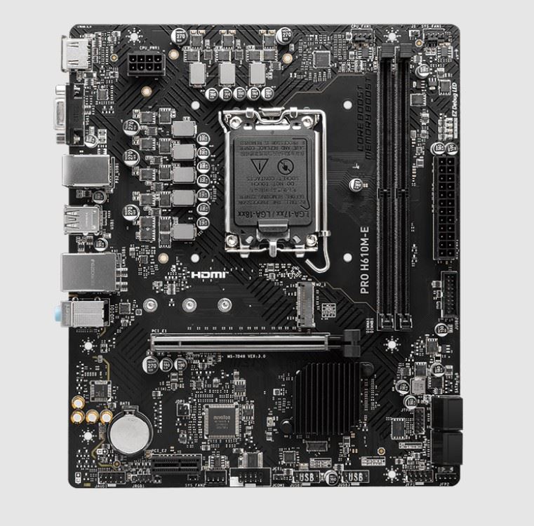 Matična Ploča 1700 MSI PRO H610M-E