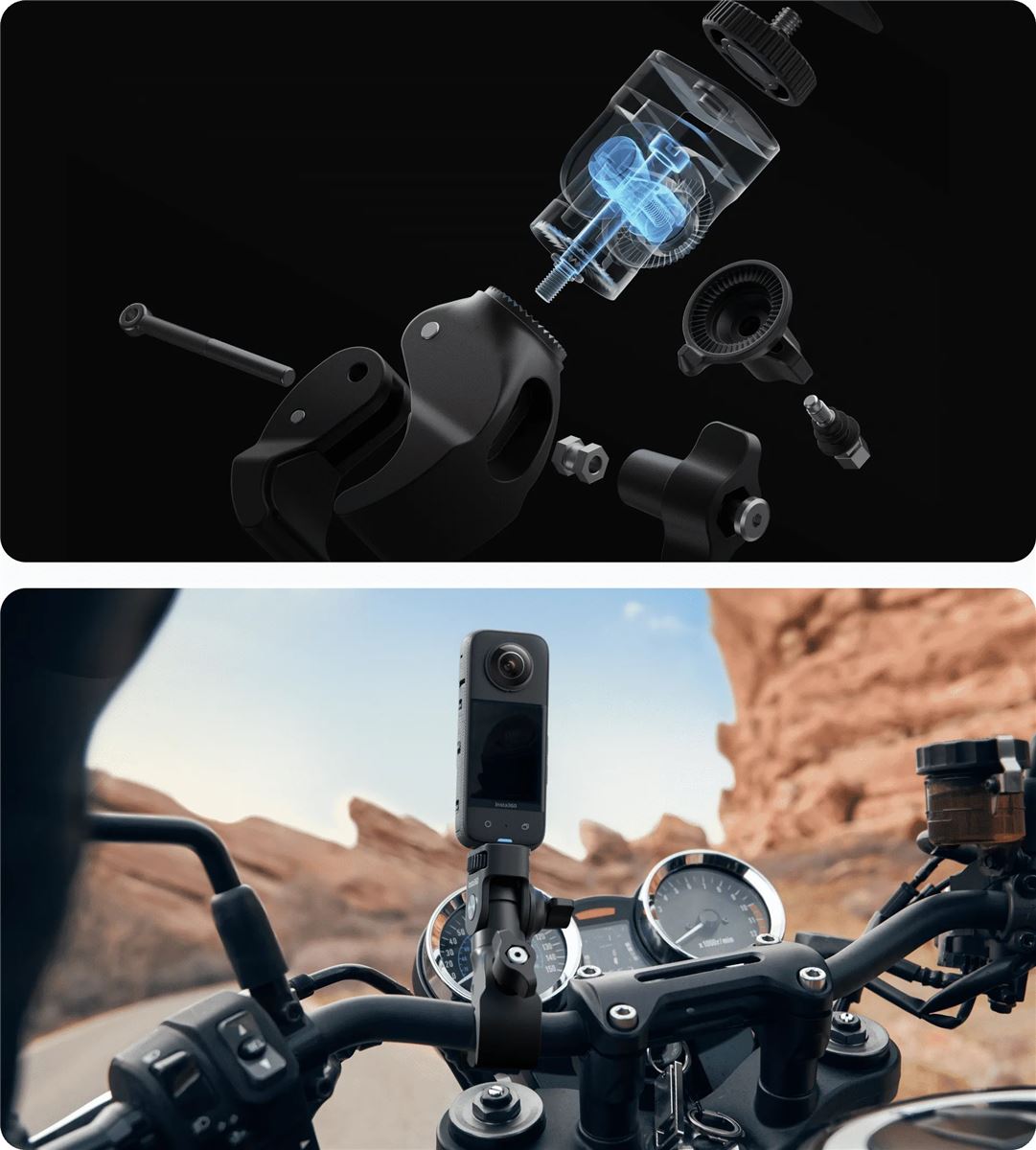 Akciona kamera Insta360 Motorcycle Kit