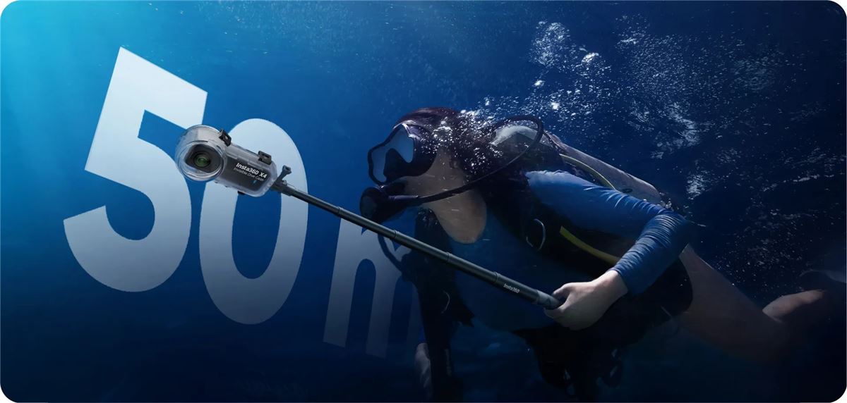 Akciona kamera Insta360 X4 Invisible Dive Case