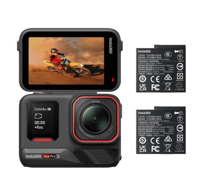 Kamera za videonadzor Insta360 Ace Pro 2 Dual Battery Bundle