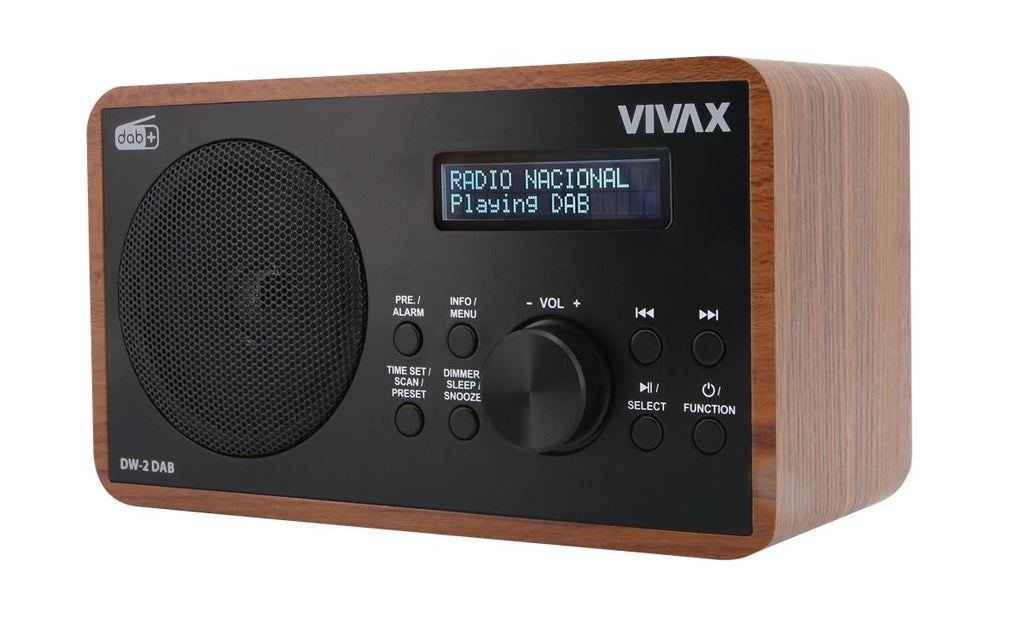 Mikrolinija VIVAX VOX RADIO DW-2 DAB WALNUT