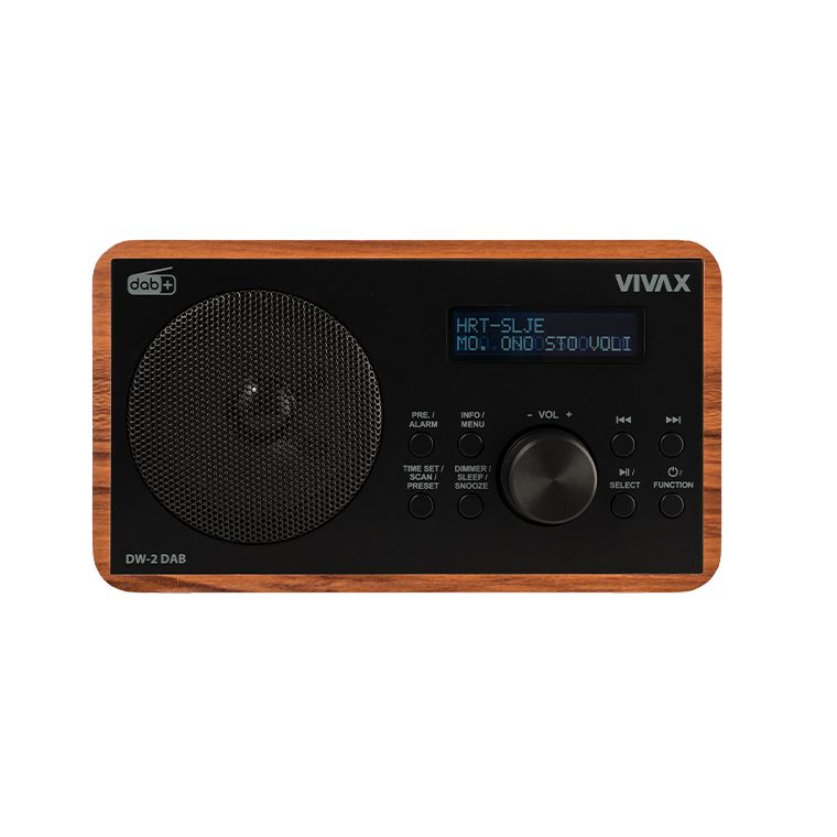 Mikrolinija VIVAX VOX RADIO DW-2 DAB WALNUT