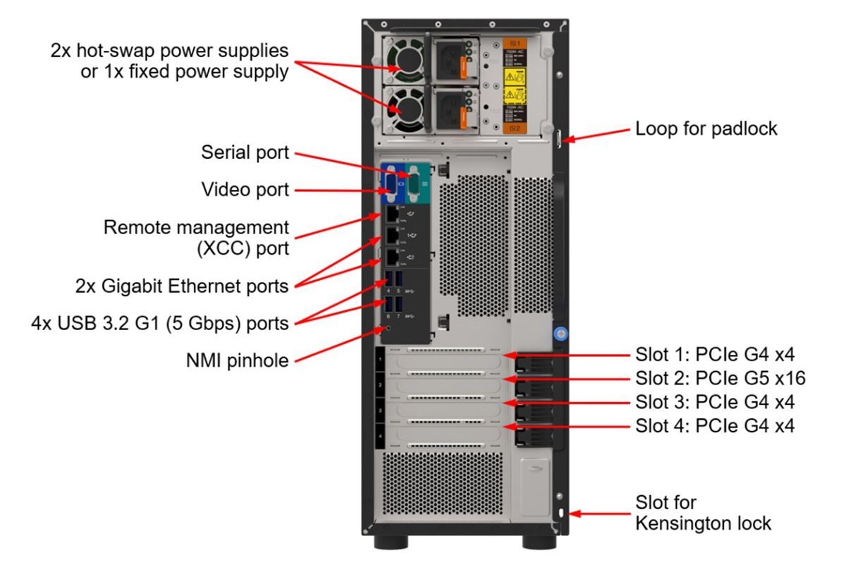 Server Lenovo ST250 V3 6315P (4C) 16GB 800W SWRAID 7DCE100BEA 3y
