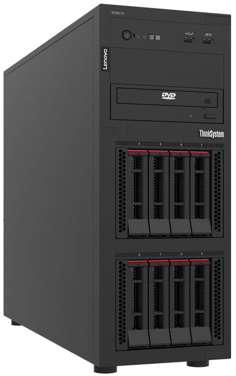 Server Lenovo ST250 V3 6315P (4C) 16GB 800W SWRAID 7DCE100BEA 3y