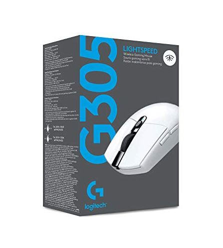 Logitech Miš LOG Gaming G305 Lightspeed white
