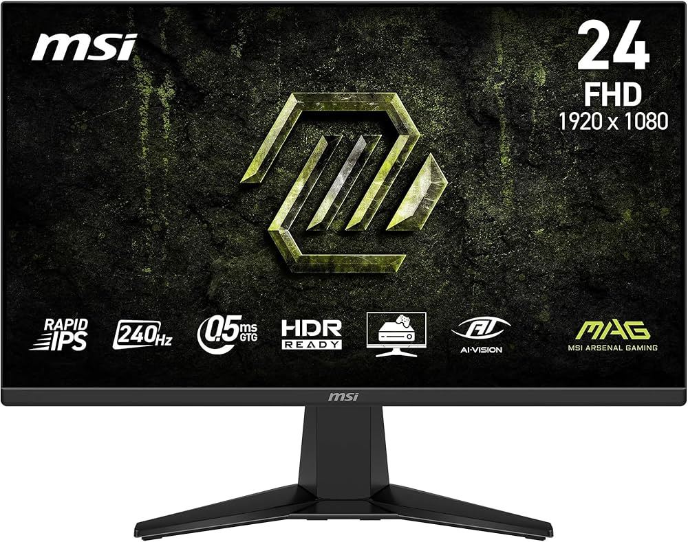 Monitor 24 MSI MAG 245F X24 FHD 240HZ IPS
