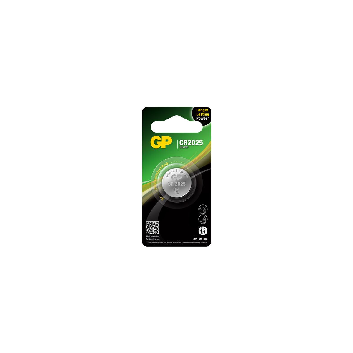 Baterijski uložak GP baterije CR2025-2CPU1 Lithium Coin