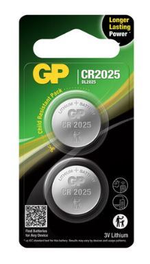 Baterijski uložak GP baterije CR2025-2CPU2 Lithium Coin