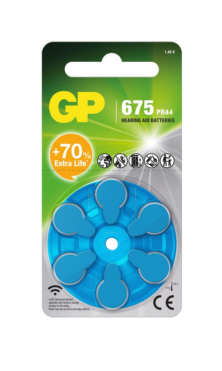 Baterijski uložak GP baterije ZA675F-ELTD6 Zinc Air Button