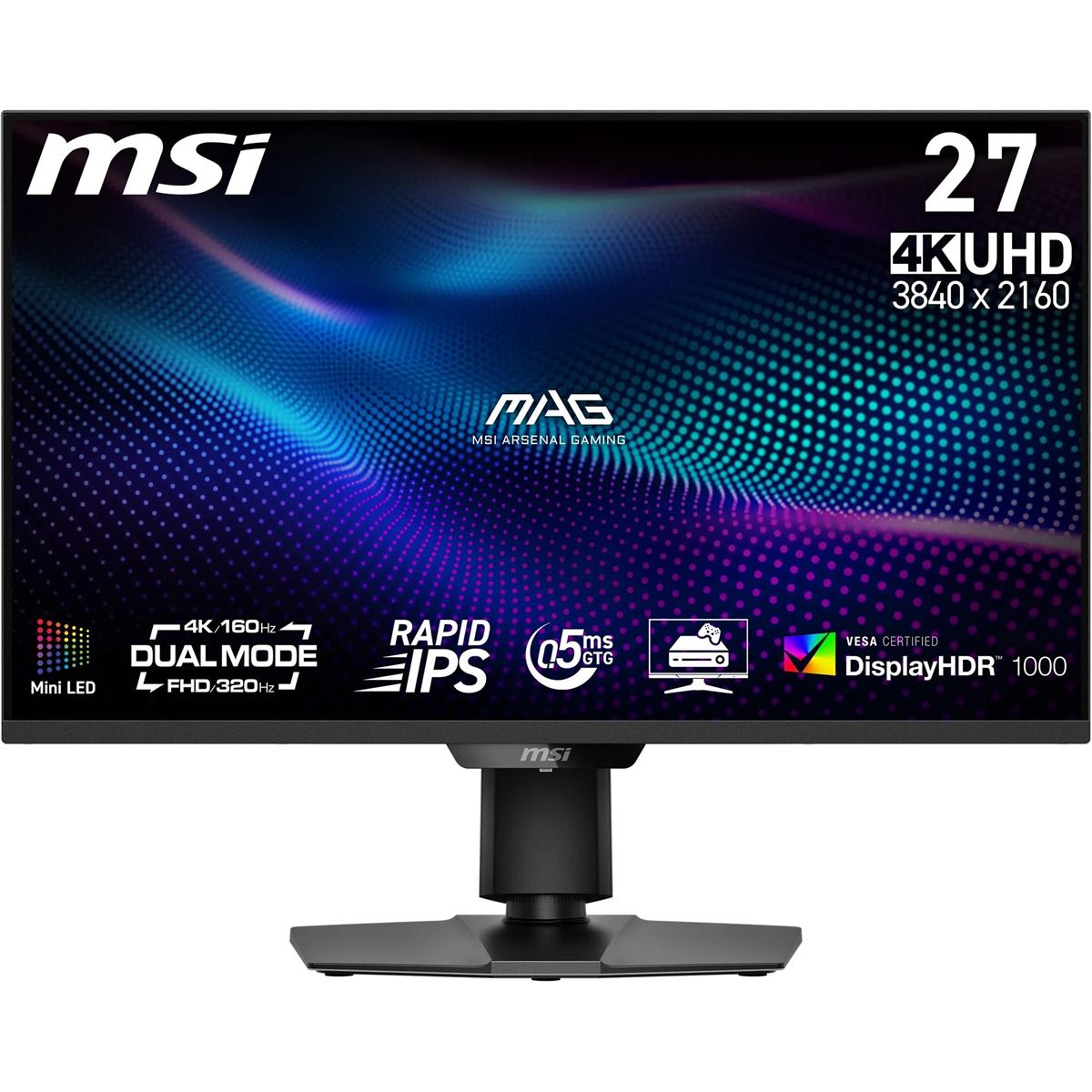 Monitor 27 MSI MAG 274UPDF E16M Dual Mode 4K/160HZ FHD/320HZ