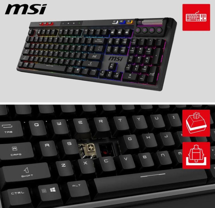 Tastatura MSI STRIKE PRO W SILENT US