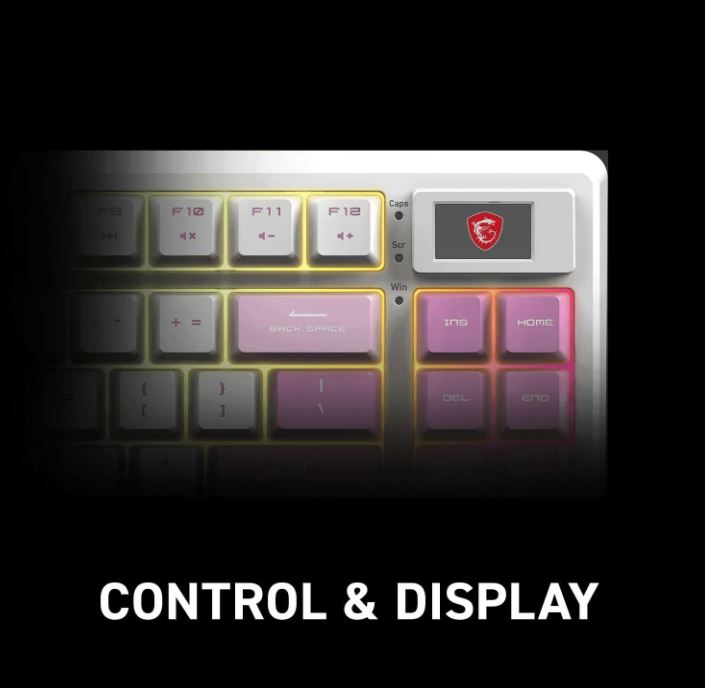 Tastatura MSI FORGE GK600 TKL W VIOLET US