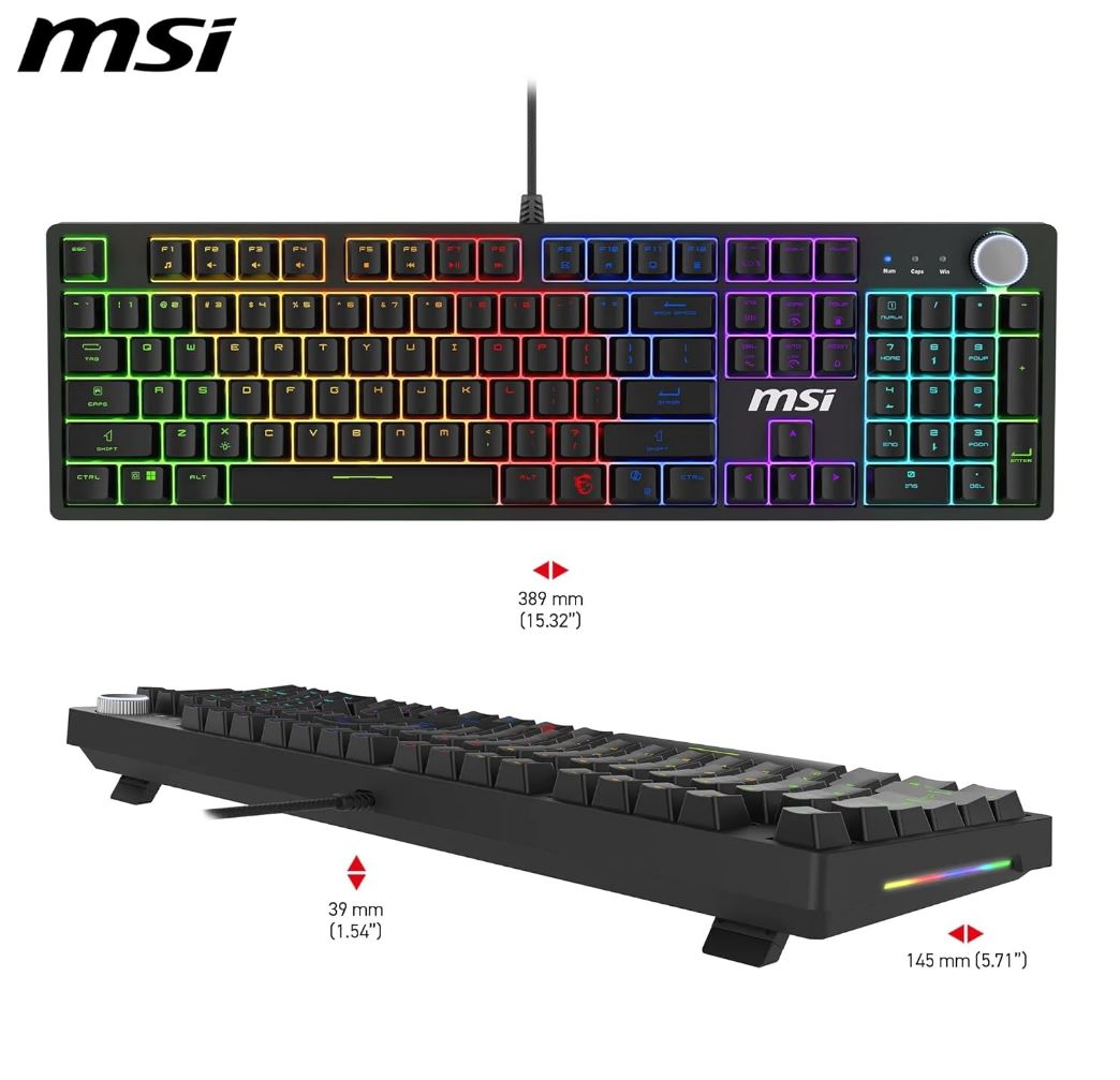 Tastatura MSI FORGE GK320 RED US