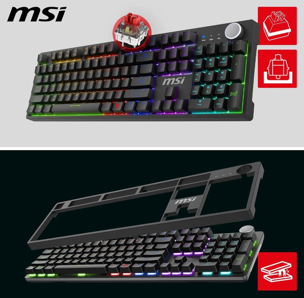Tastatura MSI FORGE GK320 RED US