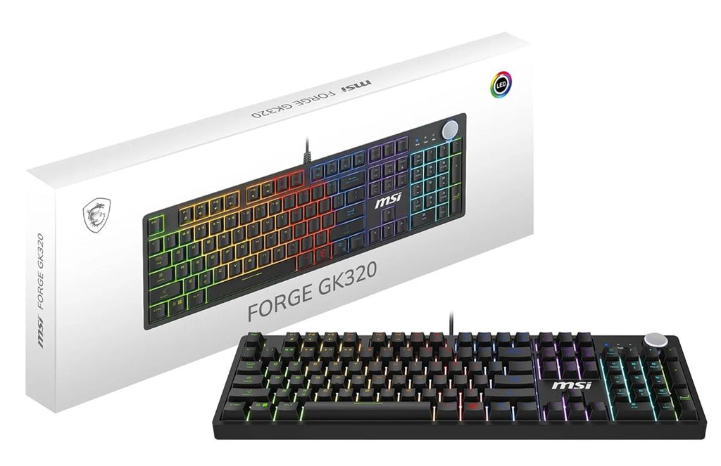 Tastatura MSI FORGE GK320 RED US