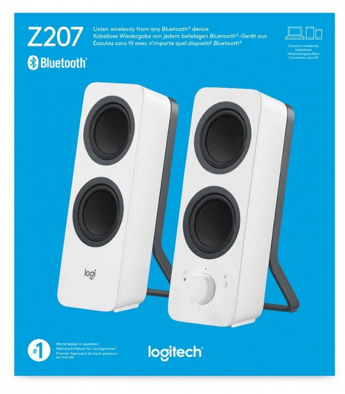 Logitech Zvučnici LOG Z207 USB 2.0 Bluetooth White