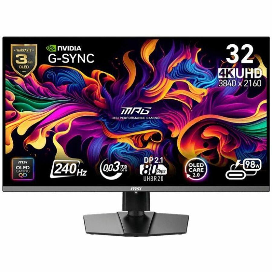 Monitor 32 MSI MPG 322URX QD-OLED 4K 240HZ